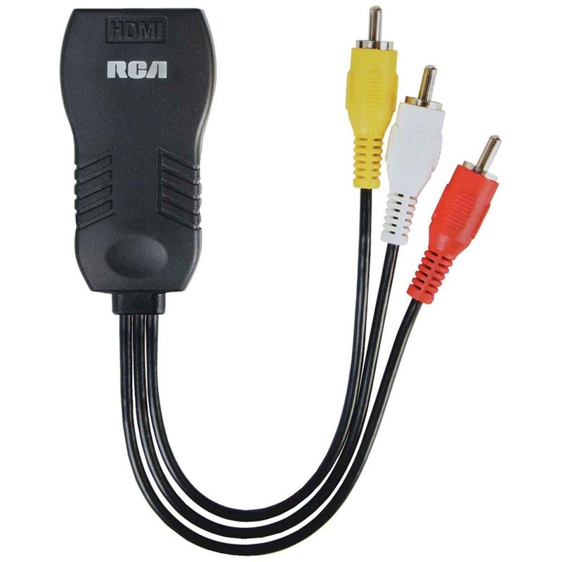 RCA RCA Composite Adapter, Black 7.60" x 4.90" x 1.00" - Image 2